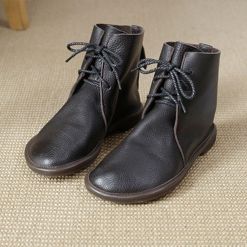 Stella | Lace-up Block Heel Lace-up Boots