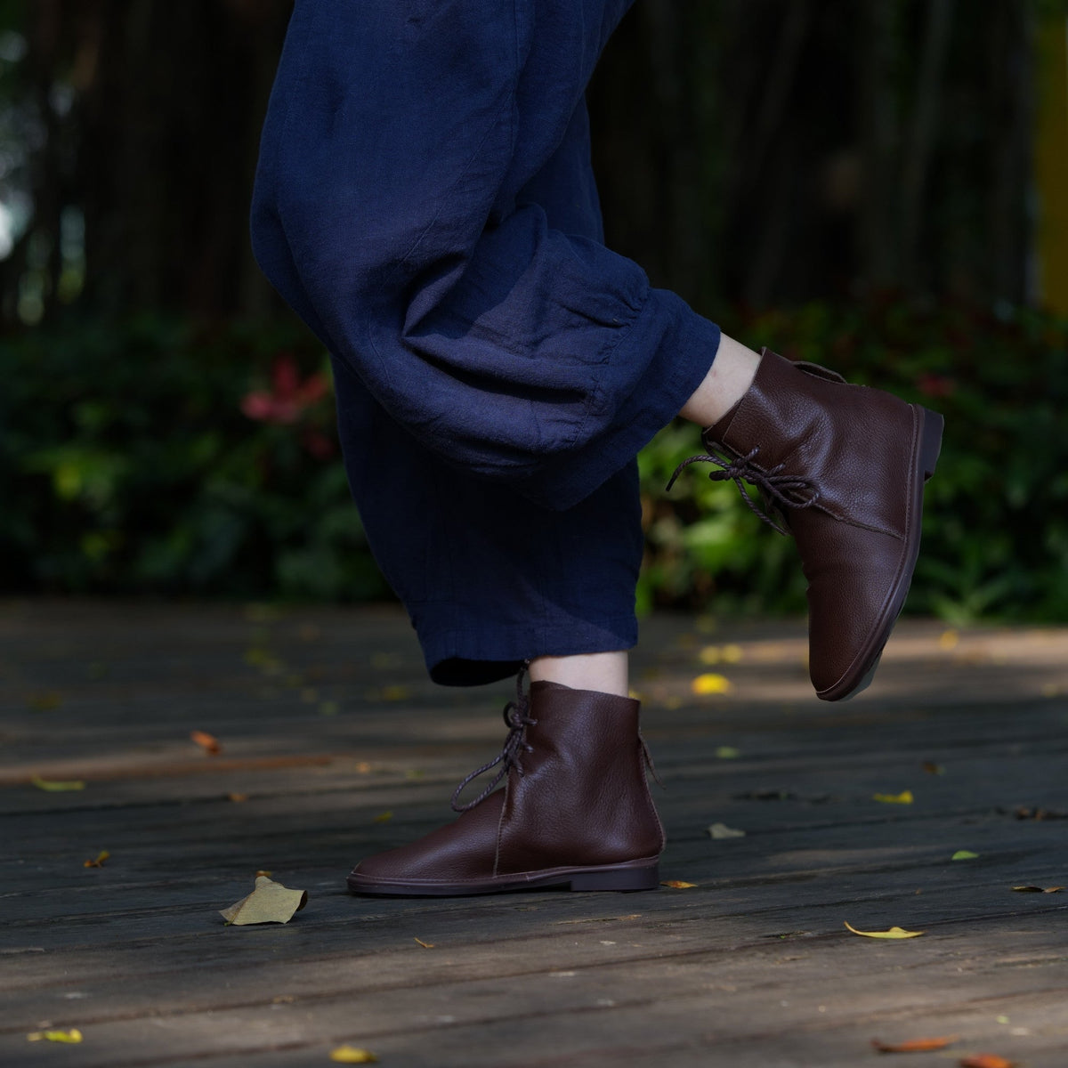Stella | Lace-up Block Heel Lace-up Boots