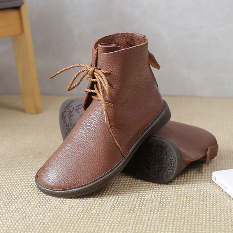 Stella | Lace-up Block Heel Lace-up Boots