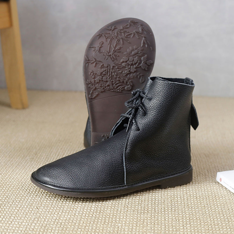 Stella | Lace-up Block Heel Lace-up Boots