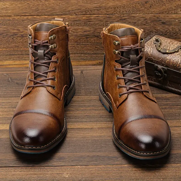 Aiden | Sznurowane buty w stylu vintage