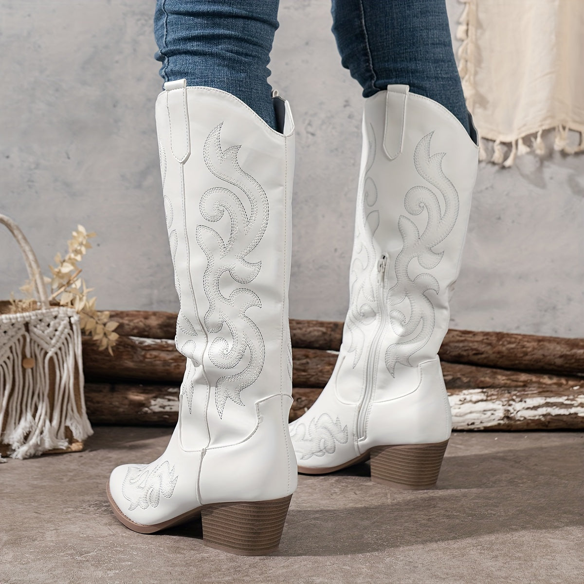 Kathleen | Botas con punta redonda acolchadas