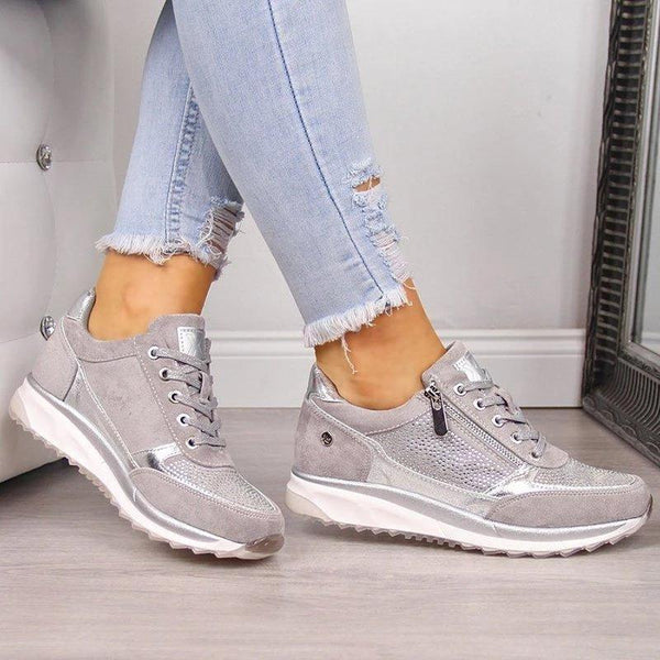 Esmeralda | Lekki sneaker na zamek błyskawiczny