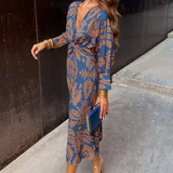 Chrissy | Long-Sleeve Maxi Dress