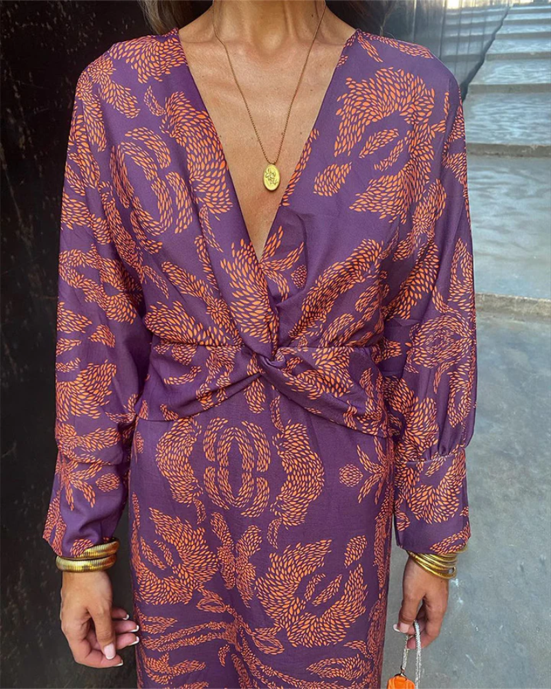 Chrissy | Long-Sleeve Maxi Dress