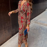 Chrissy | Long-Sleeve Maxi Dress