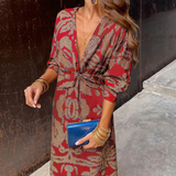 Chrissy | Long-Sleeve Maxi Dress