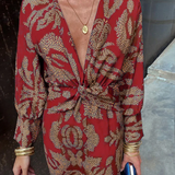 Chrissy | Long-Sleeve Maxi Dress