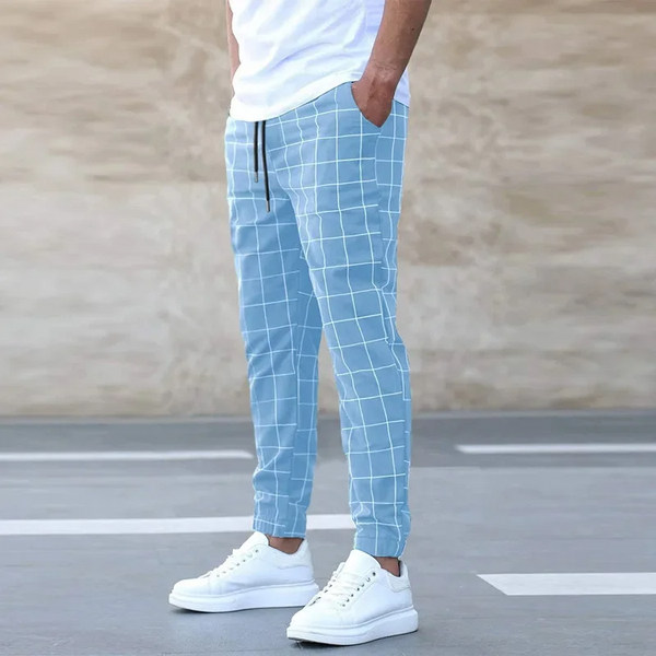Reginald | Kordelzug Slim-Fit Chinohose