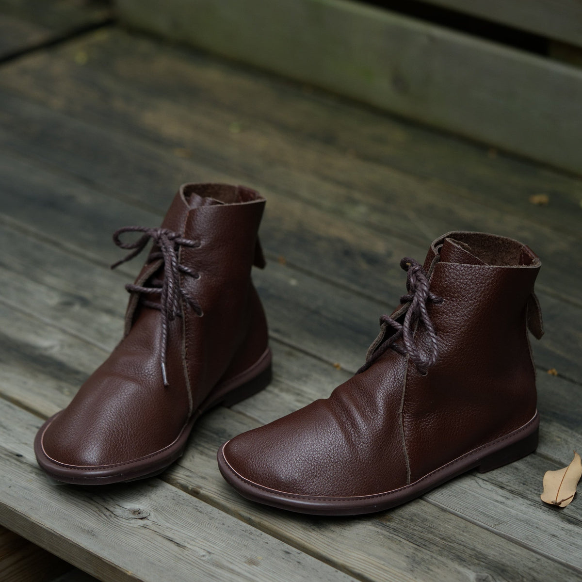 Stella | Lace-up Block Heel Lace-up Boots