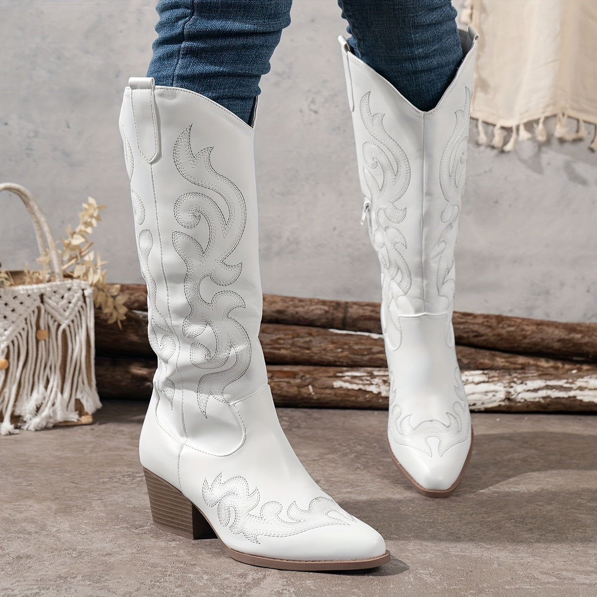 Kathleen | Botas con punta redonda acolchadas