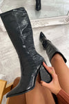 Kara | Bottes hautes rembourrées à bout rond