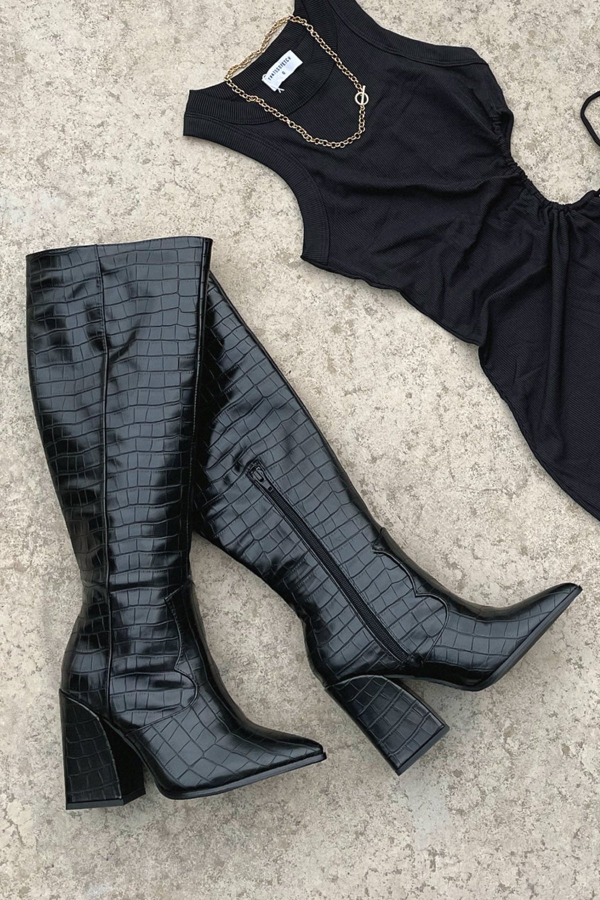 Kara | Bottes hautes rembourrées à bout rond