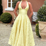 Simone | V-neck Embellished Wedding Guest Dress