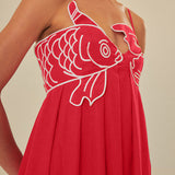 Dove | Spaghettiträger Etui Maxikleid