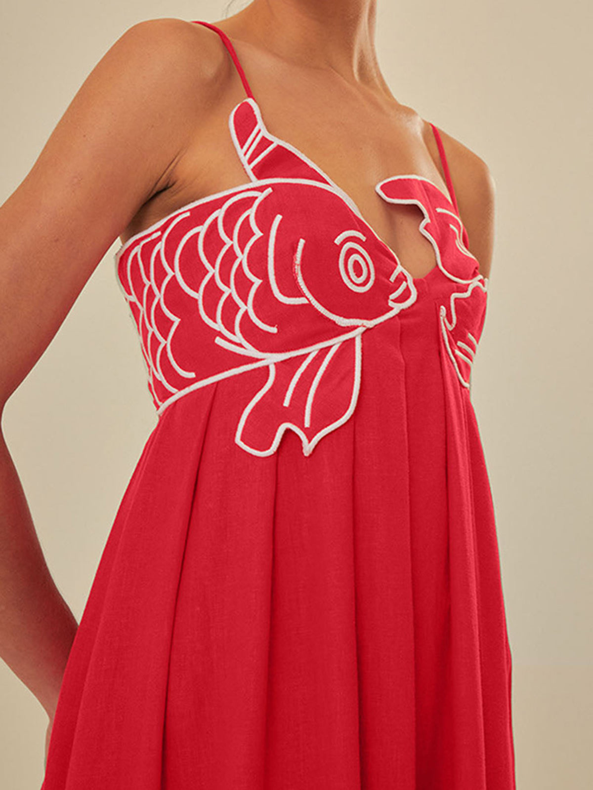Dove | Spaghettiträger Etui Maxikleid