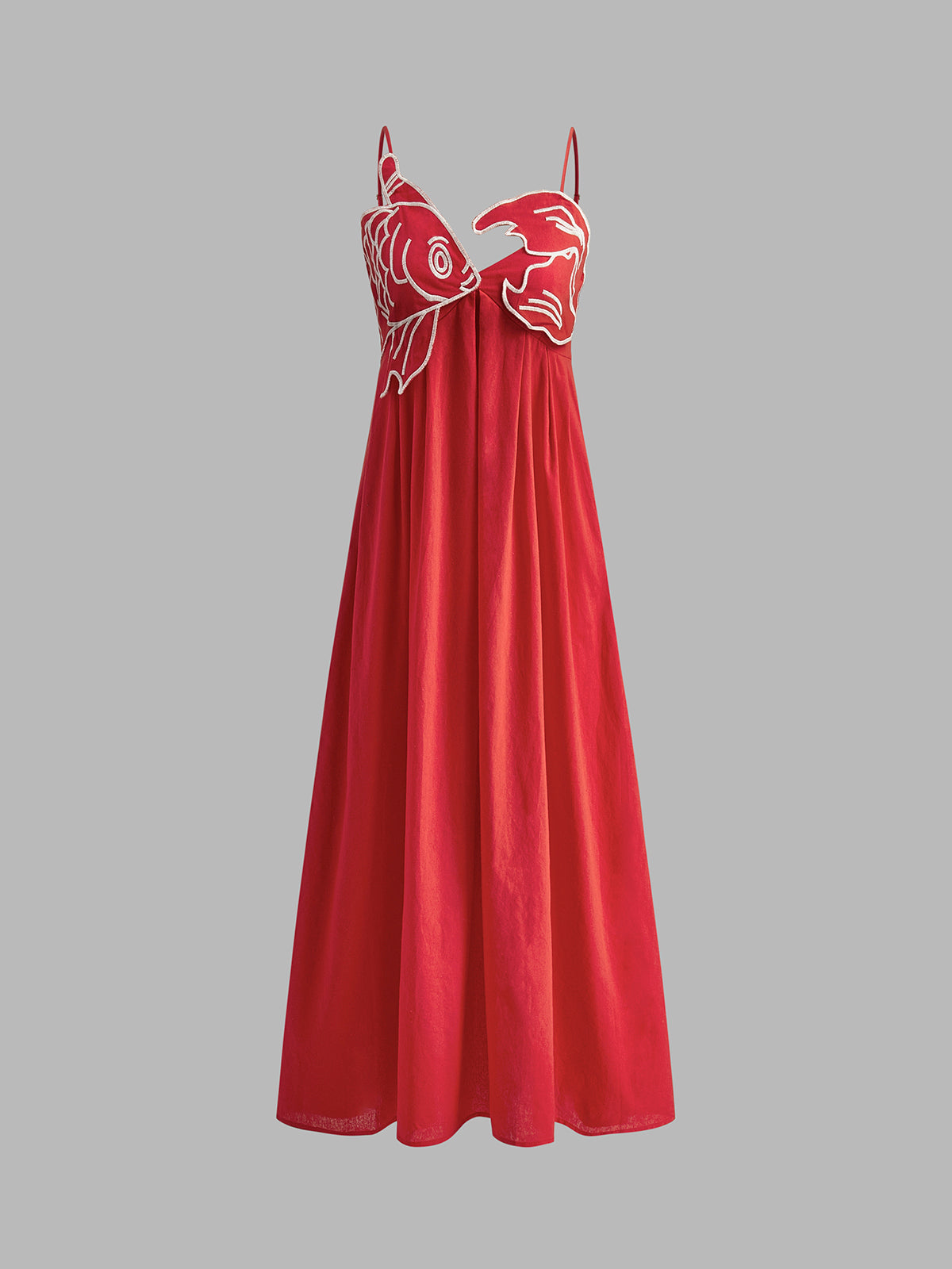 Dove | Spaghettiträger Etui Maxikleid
