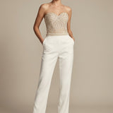 Hazel | Herzausschnitt Trägerlos Jumpsuit