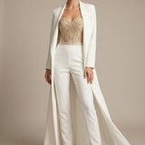 Hazel | Herzausschnitt Trägerlos Jumpsuit