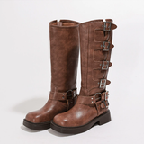 Francesca | Block Heel Padded Boots