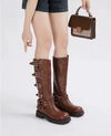 Francesca | Block Heel Padded Boots