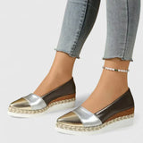 Ivy | Closed Toe Espadrille-Style Loafer