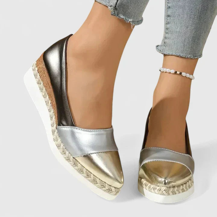 Ivy | Closed Toe Espadrille-Style Loafer