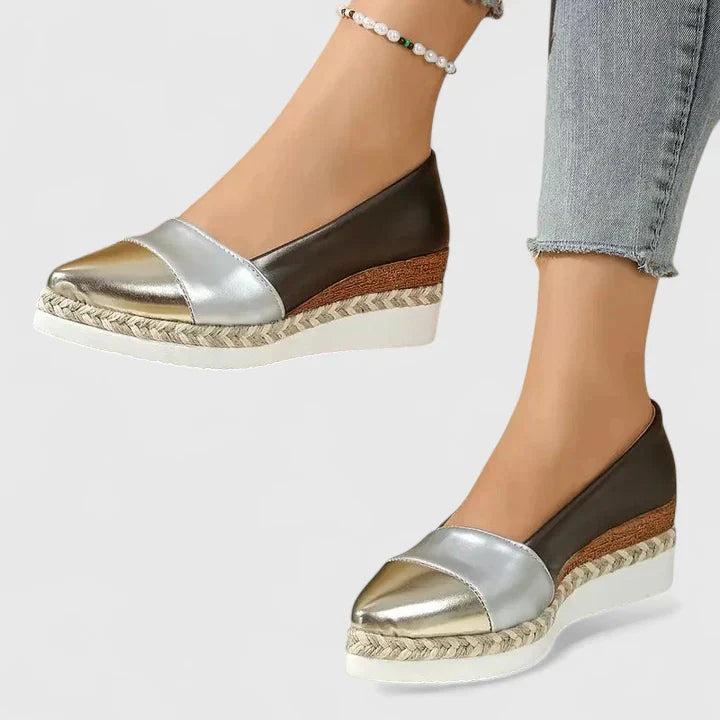 Ivy | Closed Toe Espadrille-Style Loafer
