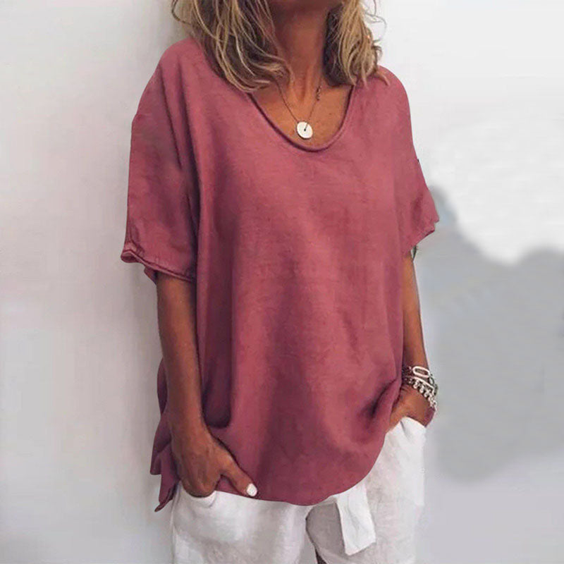 Beatrice | Damen Übergroß T-Shirt | Kurzarm