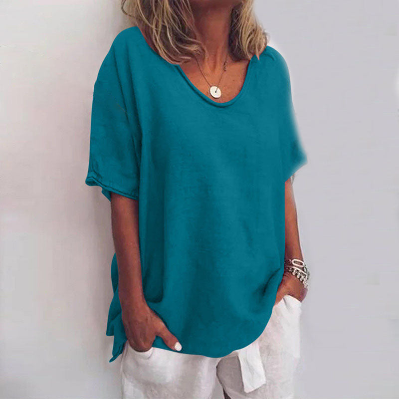 Beatrice | Damen Übergroß T-Shirt | Kurzarm