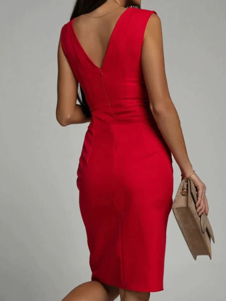 Keely | Drapiert Abendkleid