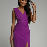 Keely | Drapiert Abendkleid