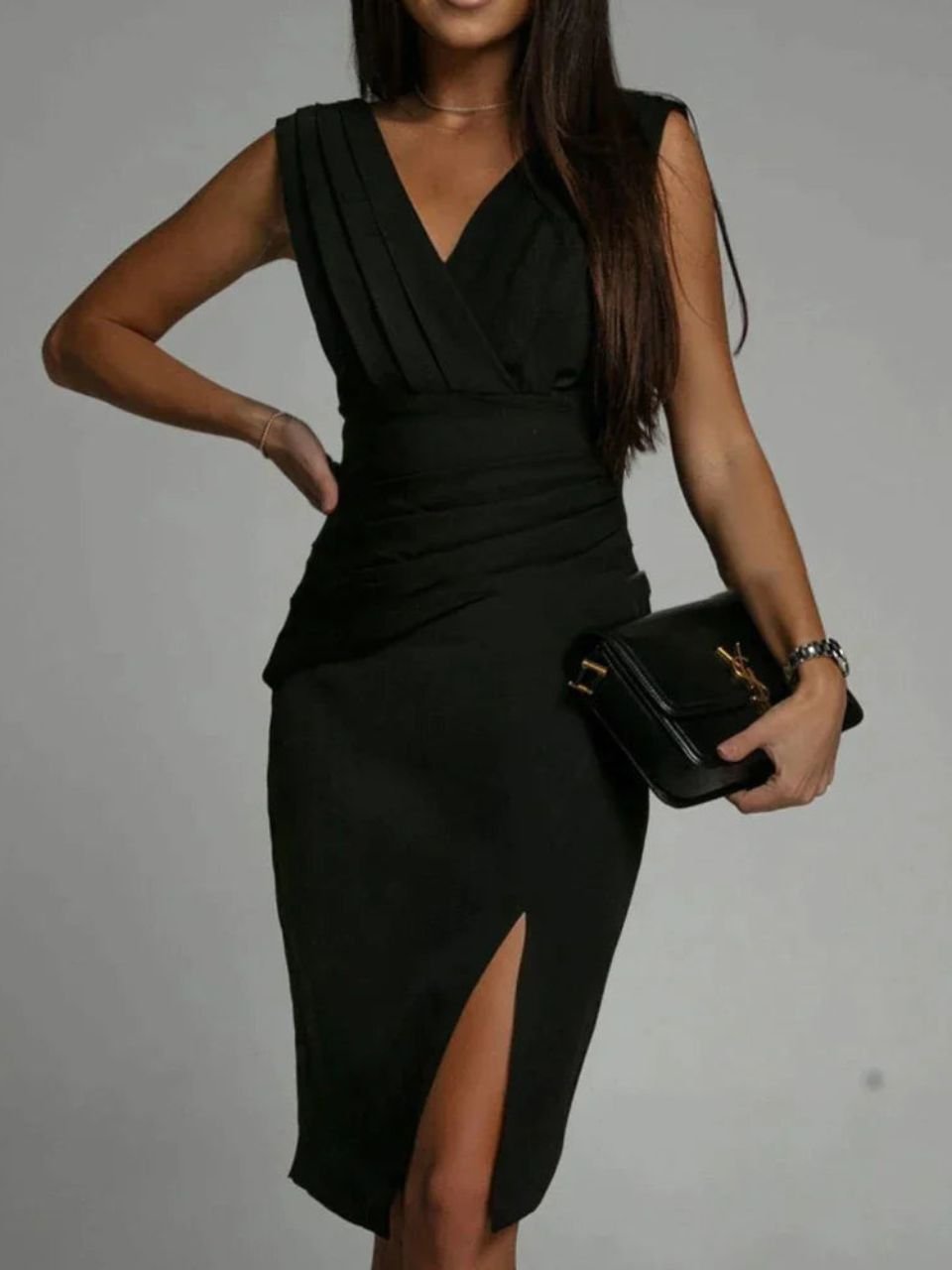 Keely | Drapiert Abendkleid