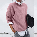 Damen Lässig Langarm Pullover | Warm