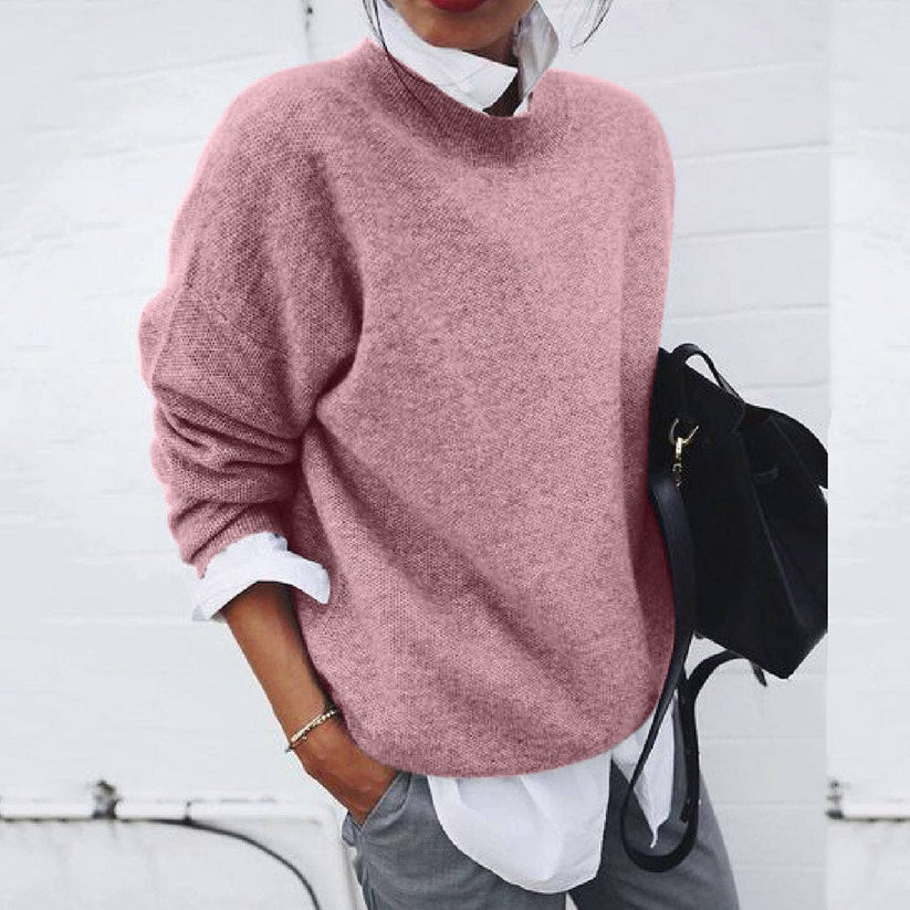 Damen Lässig Langarm Pullover | Warm