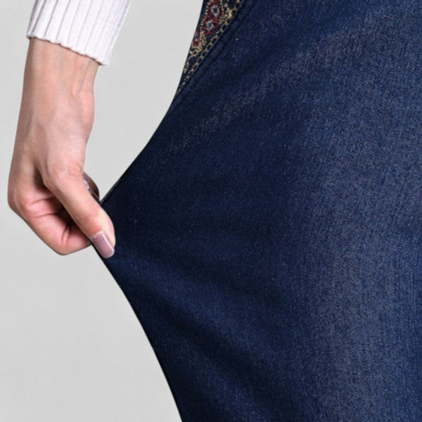 Lorena | Elastischer Bund Taschen Jeans