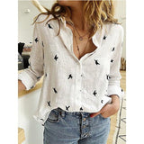 Victoria | Damen Lässige Elegant Hemd | Langarm