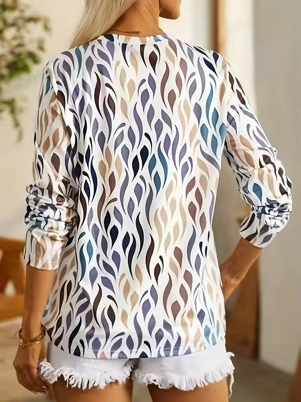 Warda | Elegancki damski top | Długi rękaw